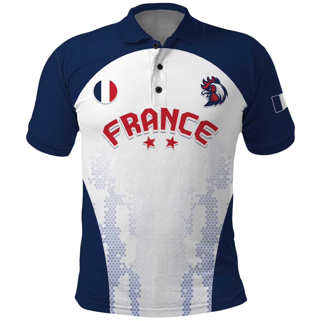 Custom France 2024 Football Polo Shirt Go Champions Les Bleus LT05 - Wonder Print Shop