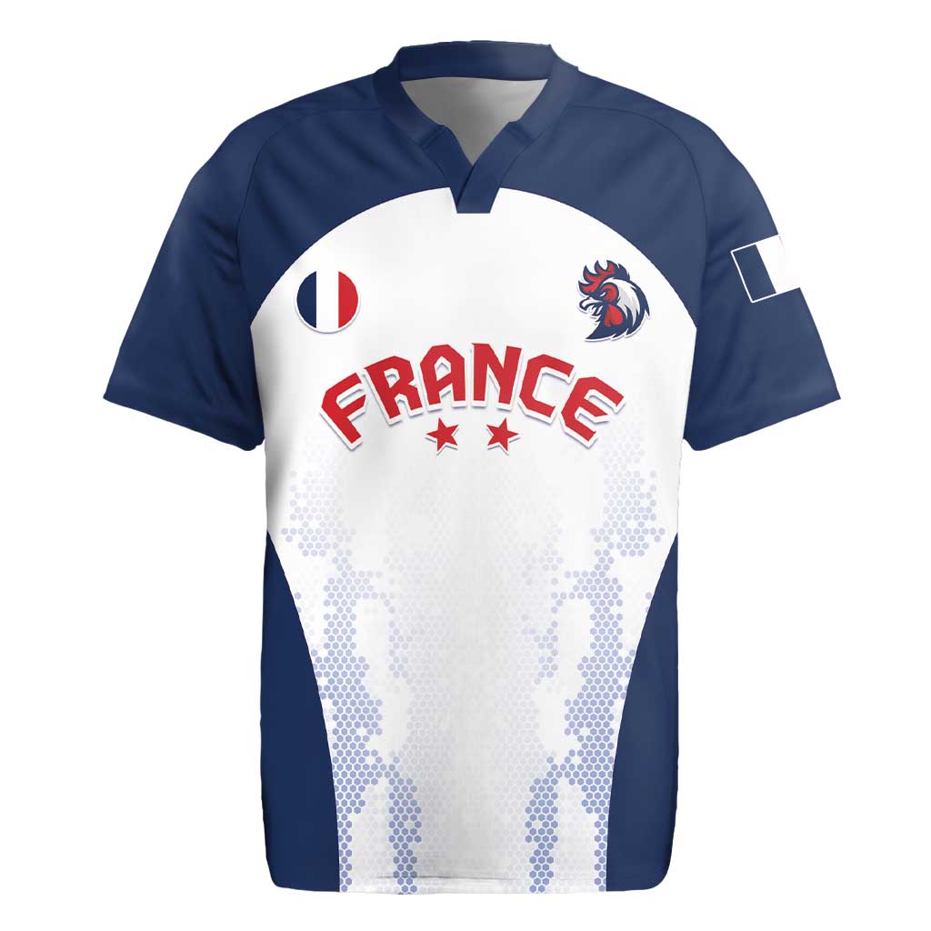 Custom France 2024 Football Rugby Jersey Go Champions Les Bleus