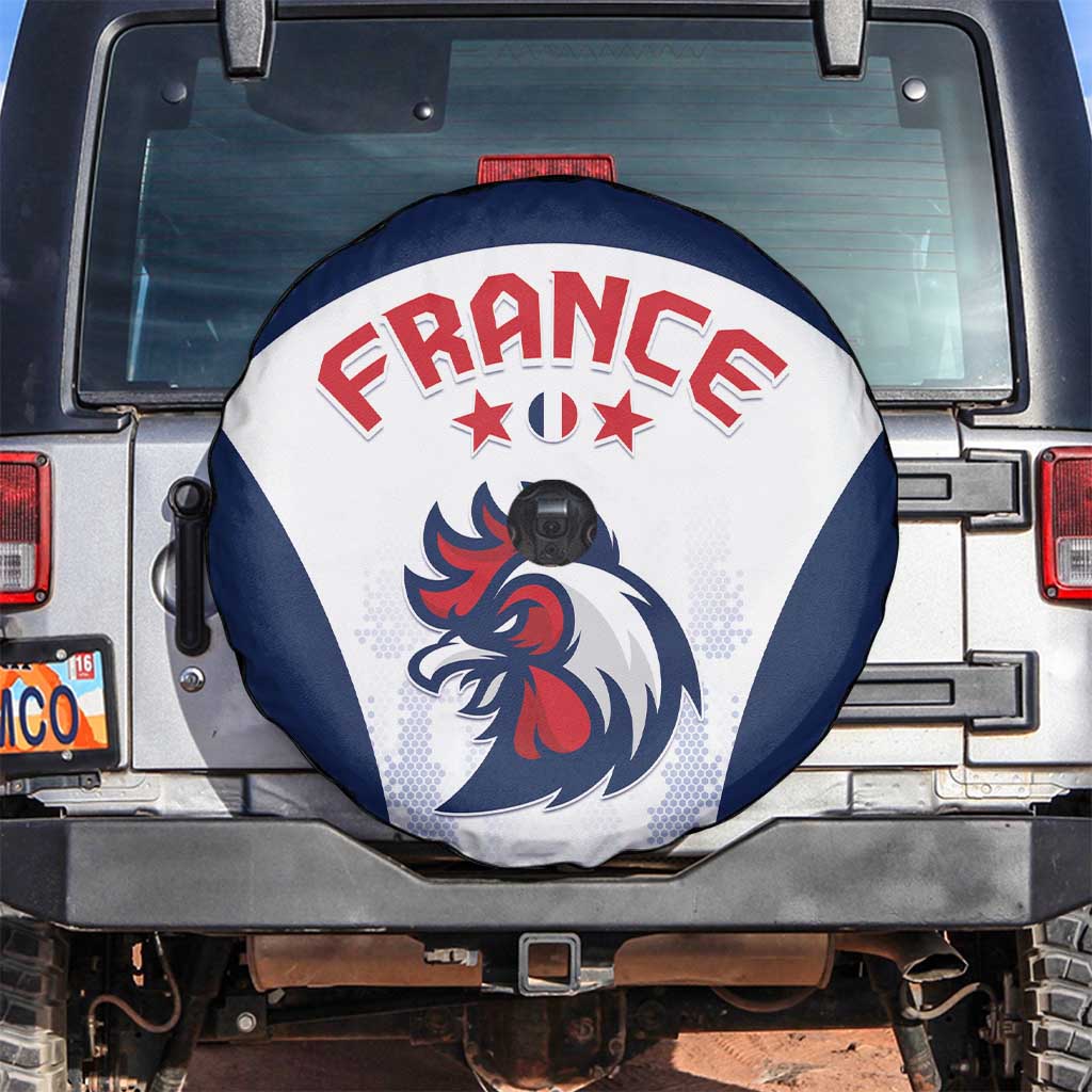 France 2024 Football Spare Tire Cover Go Champions Les Bleus LT05 - Wonder Print Shop