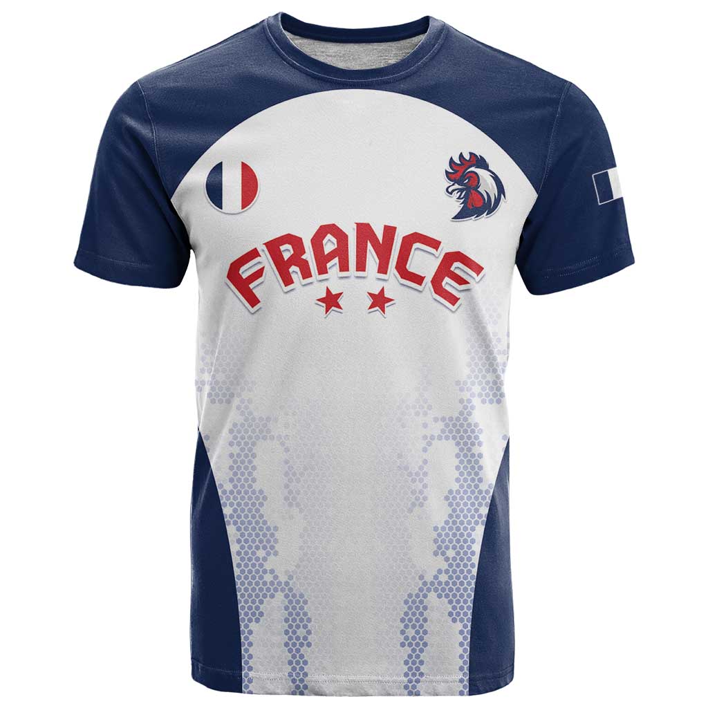 Custom France 2024 Football T Shirt Go Champions Les Bleus LT05 - Wonder Print Shop