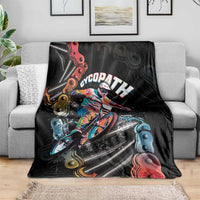 Cycopath Funny Cycling Blanket Cycling lovers - Wonder Print Shop