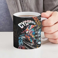 Cycopath Funny Cycling Ceramic Mug Cycling lovers - Wonder Print Shop
