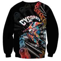 Cycopath Funny Cycling Sweatshirt Cycling lovers - Wonder Print Shop