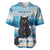 Merry Christmas Yule Cat Baseball Jersey Icelandic Folklore Jolakotturinn LT05 - Wonder Print Shop