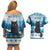 Merry Christmas Yule Cat Couples Matching Off Shoulder Short Dress and Hawaiian Shirt Icelandic Folklore Jolakotturinn LT05 - Wonder Print Shop