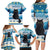 Merry Christmas Yule Cat Family Matching Long Sleeve Bodycon Dress and Hawaiian Shirt Icelandic Folklore Jolakotturinn LT05 - Wonder Print Shop