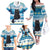 Merry Christmas Yule Cat Family Matching Off The Shoulder Long Sleeve Dress and Hawaiian Shirt Icelandic Folklore Jolakotturinn LT05 - Wonder Print Shop