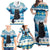 Merry Christmas Yule Cat Family Matching Off Shoulder Maxi Dress and Hawaiian Shirt Icelandic Folklore Jolakotturinn LT05 - Wonder Print Shop