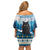 Merry Christmas Yule Cat Family Matching Off Shoulder Short Dress and Hawaiian Shirt Icelandic Folklore Jolakotturinn LT05 - Wonder Print Shop