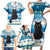 Merry Christmas Yule Cat Family Matching Short Sleeve Bodycon Dress and Hawaiian Shirt Icelandic Folklore Jolakotturinn LT05 - Wonder Print Shop