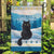 Merry Christmas Yule Cat Garden Flag Icelandic Folklore Jolakotturinn LT05 - Wonder Print Shop