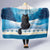 Merry Christmas Yule Cat Hooded Blanket Icelandic Folklore Jolakotturinn