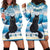 Merry Christmas Yule Cat Hoodie Dress Icelandic Folklore Jolakotturinn LT05 - Wonder Print Shop