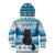 Merry Christmas Yule Cat Kid Hoodie Icelandic Folklore Jolakotturinn LT05 - Wonder Print Shop