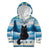 Merry Christmas Yule Cat Kid Hoodie Icelandic Folklore Jolakotturinn LT05 - Wonder Print Shop