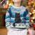 Merry Yule Cat Christmas Kid Ugly Christmas Sweater Icelandic Folklore Jolakotturinn LT05 - Wonder Print Shop