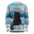 Merry Christmas Yule Cat Long Sleeve Shirt Icelandic Folklore Jolakotturinn LT05 - Wonder Print Shop