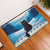 Merry Christmas Yule Cat Rubber Doormat Icelandic Folklore Jolakotturinn