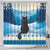 Merry Christmas Yule Cat Shower Curtain Icelandic Folklore Jolakotturinn