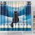 Merry Christmas Yule Cat Shower Curtain Icelandic Folklore Jolakotturinn