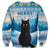 Merry Christmas Yule Cat Sweatshirt Icelandic Folklore Jolakotturinn