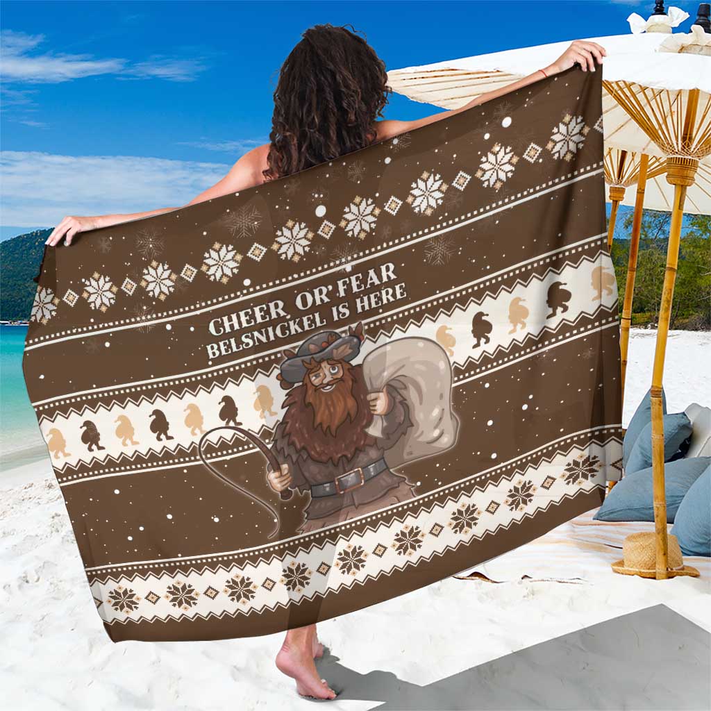 Funny Christmas Belsnickel Sarong Impish Or Admirable LT05 - Wonder Print Shop