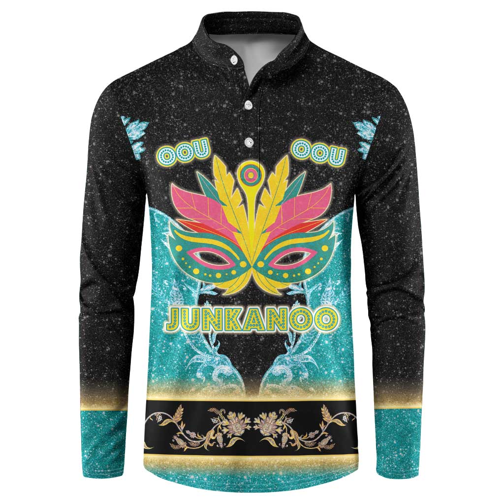 Bahamas Junkanoo Button Sweatshirt Junkanoo Is Life LT05 - Wonder Print Shop