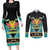 Bahamas Junkanoo Couples Matching Long Sleeve Bodycon Dress and Long Sleeve Button Shirt Junkanoo Is Life LT05 - Wonder Print Shop