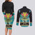 Bahamas Junkanoo Couples Matching Long Sleeve Bodycon Dress and Long Sleeve Button Shirt Junkanoo Is Life LT05 - Wonder Print Shop