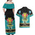 Bahamas Junkanoo Couples Matching Off Shoulder Maxi Dress and Hawaiian Shirt Junkanoo Is Life LT05 - Wonder Print Shop