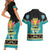 Bahamas Junkanoo Couples Matching Short Sleeve Bodycon Dress and Hawaiian Shirt Junkanoo Is Life LT05 - Wonder Print Shop