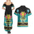 Bahamas Junkanoo Couples Matching Summer Maxi Dress and Hawaiian Shirt Junkanoo Is Life LT05 - Wonder Print Shop