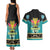 Bahamas Junkanoo Couples Matching Tank Maxi Dress and Hawaiian Shirt Junkanoo Is Life LT05 - Wonder Print Shop