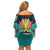 Bahamas Junkanoo Family Matching Off Shoulder Short Dress and Hawaiian Shirt Junkanoo Is Life LT05 - Wonder Print Shop