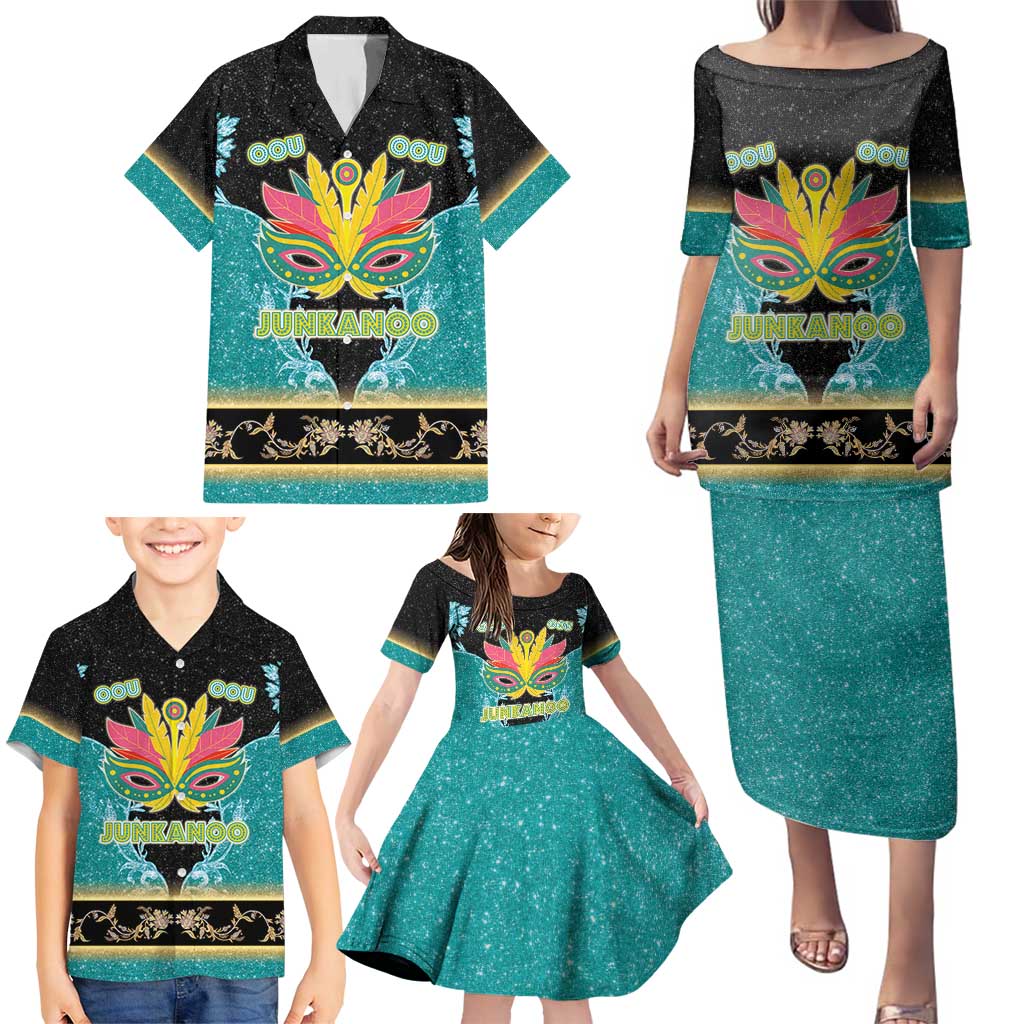 Bahamas Junkanoo Family Matching Puletasi and Hawaiian Shirt Junkanoo Is Life LT05 - Wonder Print Shop