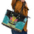 Bahamas Junkanoo Leather Tote Bag Junkanoo Is Life LT05 - Wonder Print Shop