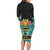 Bahamas Junkanoo Long Sleeve Bodycon Dress Junkanoo Is Life LT05 - Wonder Print Shop