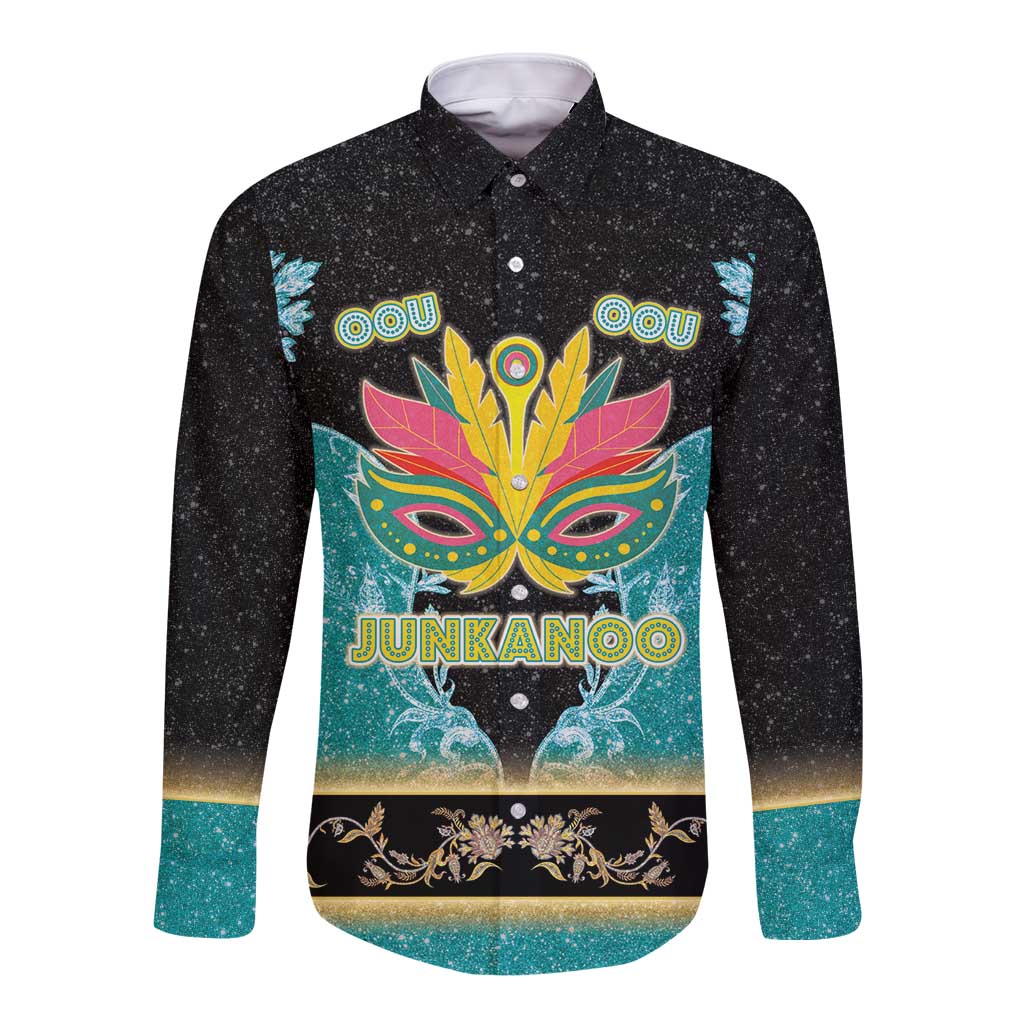 Bahamas Junkanoo Long Sleeve Button Shirt Junkanoo Is Life LT05 - Wonder Print Shop