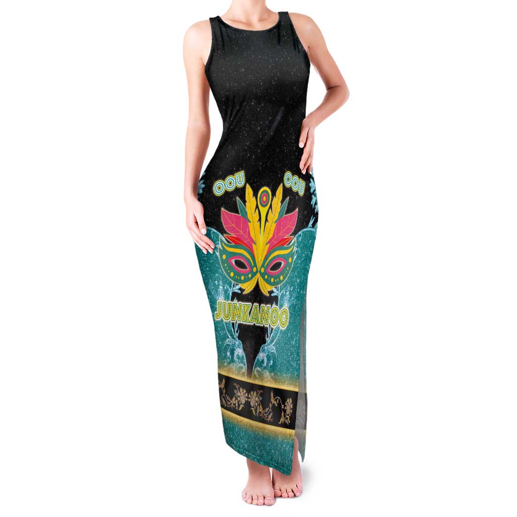 Bahamas Junkanoo Tank Maxi Dress Junkanoo Is Life LT05 - Wonder Print Shop