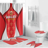 Wales Rugby 2026 Bathroom Set Unique Style - Wonder Print Shop