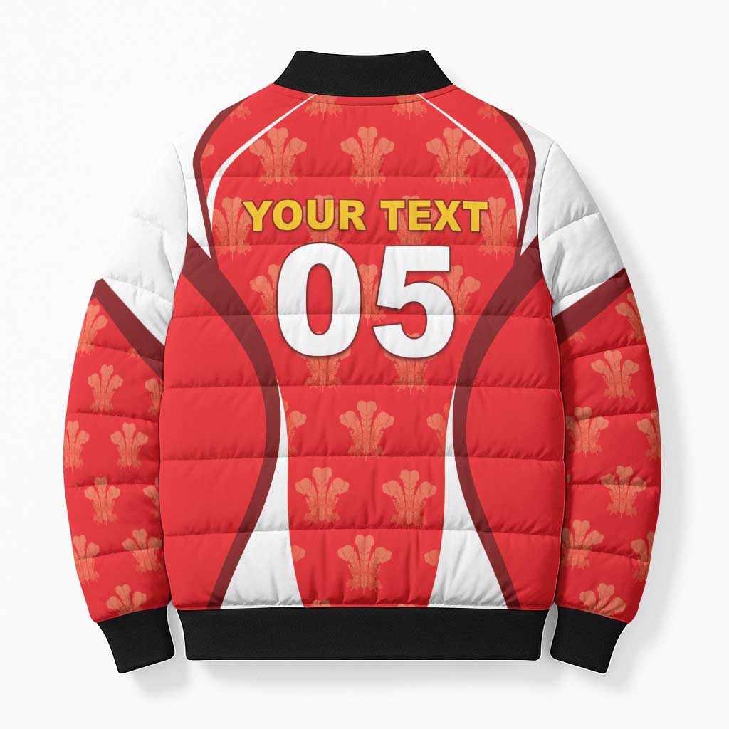 Custom Wales Rugby 2026 Bomber Puffer Jacket Unique Style - Wonder Print Shop