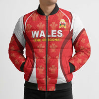 Custom Wales Rugby 2026 Bomber Puffer Jacket Unique Style - Wonder Print Shop