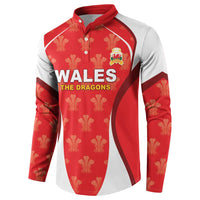 Custom Wales Rugby 2026 Button Sweatshirt Unique Style - Wonder Print Shop