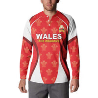 Custom Wales Rugby 2026 Button Sweatshirt Unique Style - Wonder Print Shop