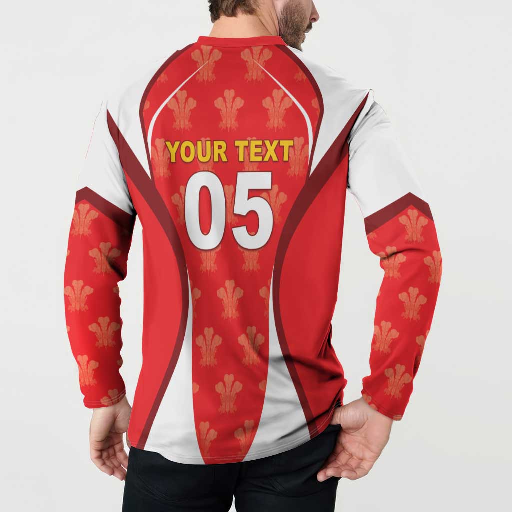 Custom Wales Rugby 2026 Button Sweatshirt Unique Style - Wonder Print Shop