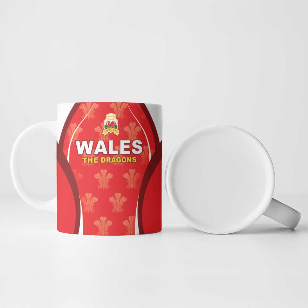Custom Wales Rugby 2026 Ceramic Mug Unique Style - Wonder Print Shop