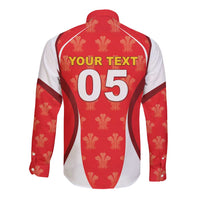 Custom Wales Rugby 2026 Long Sleeve Button Shirt Unique Style - Wonder Print Shop