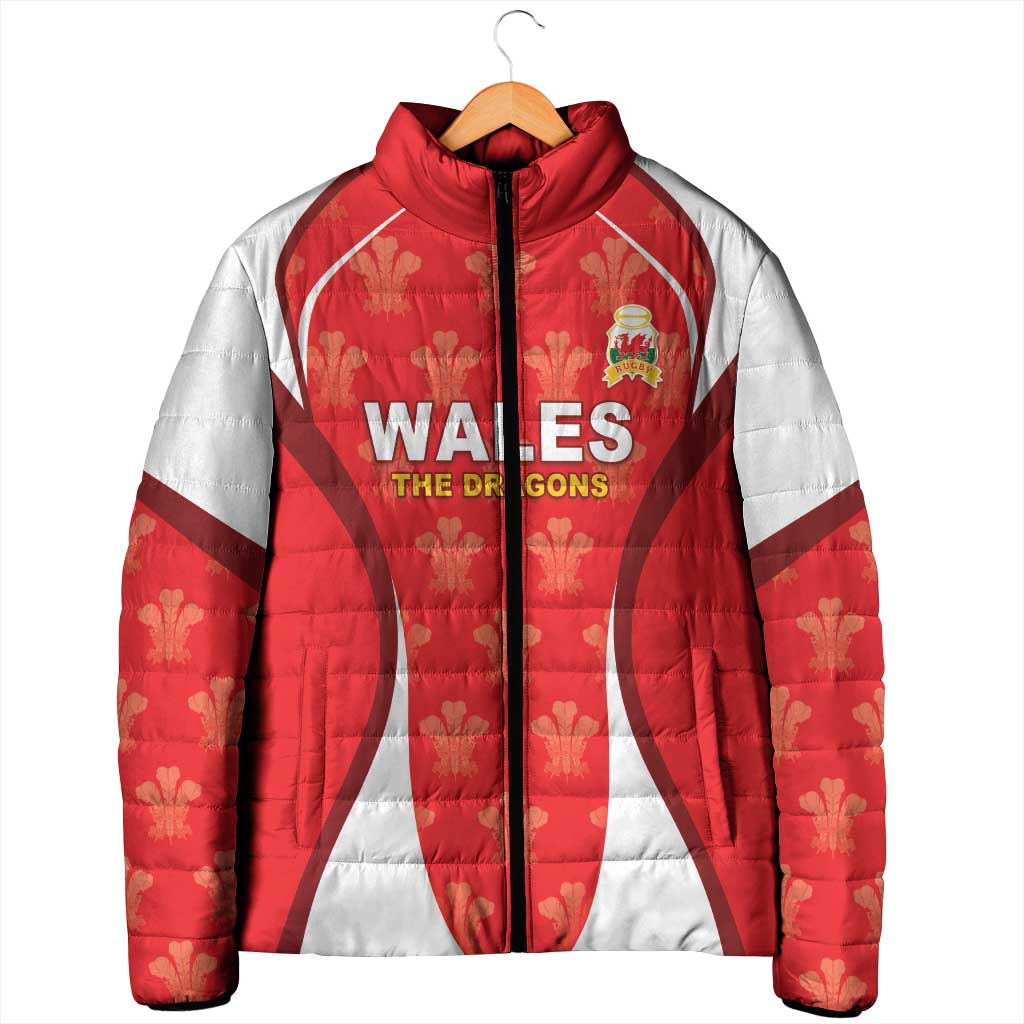 Custom Wales Rugby 2026 Padded Jacket Unique Style - Wonder Print Shop