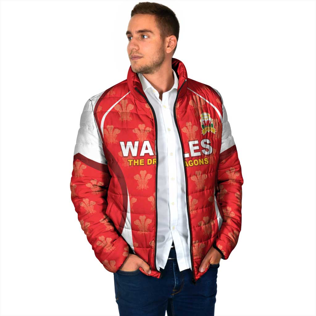 Custom Wales Rugby 2026 Padded Jacket Unique Style - Wonder Print Shop