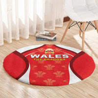 Wales Rugby 2026 Round Carpet Unique Style - Wonder Print Shop